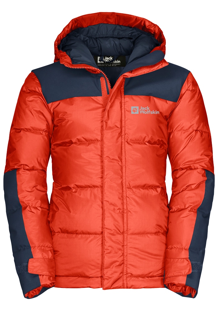 Jack Wolfskin Daunenjacke »MOUNT COOK JACKET KIDS«, mit Kapuze von Jack Wolfskin