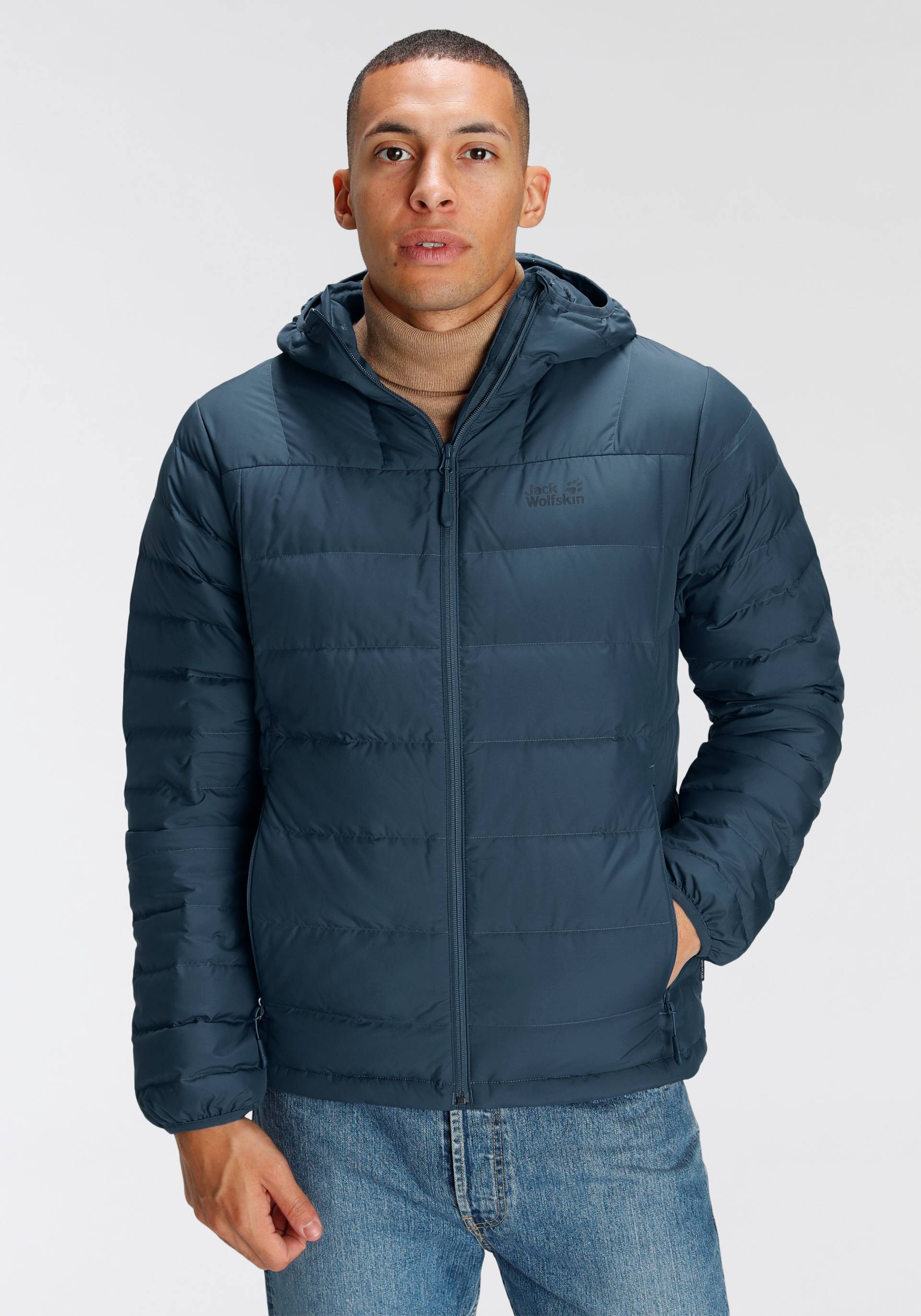 Jack Wolfskin Daunenjacke »STANLEY«, mit Kapuze, Wasserabweisend & Winddicht & Atmungsaktiv von Jack Wolfskin