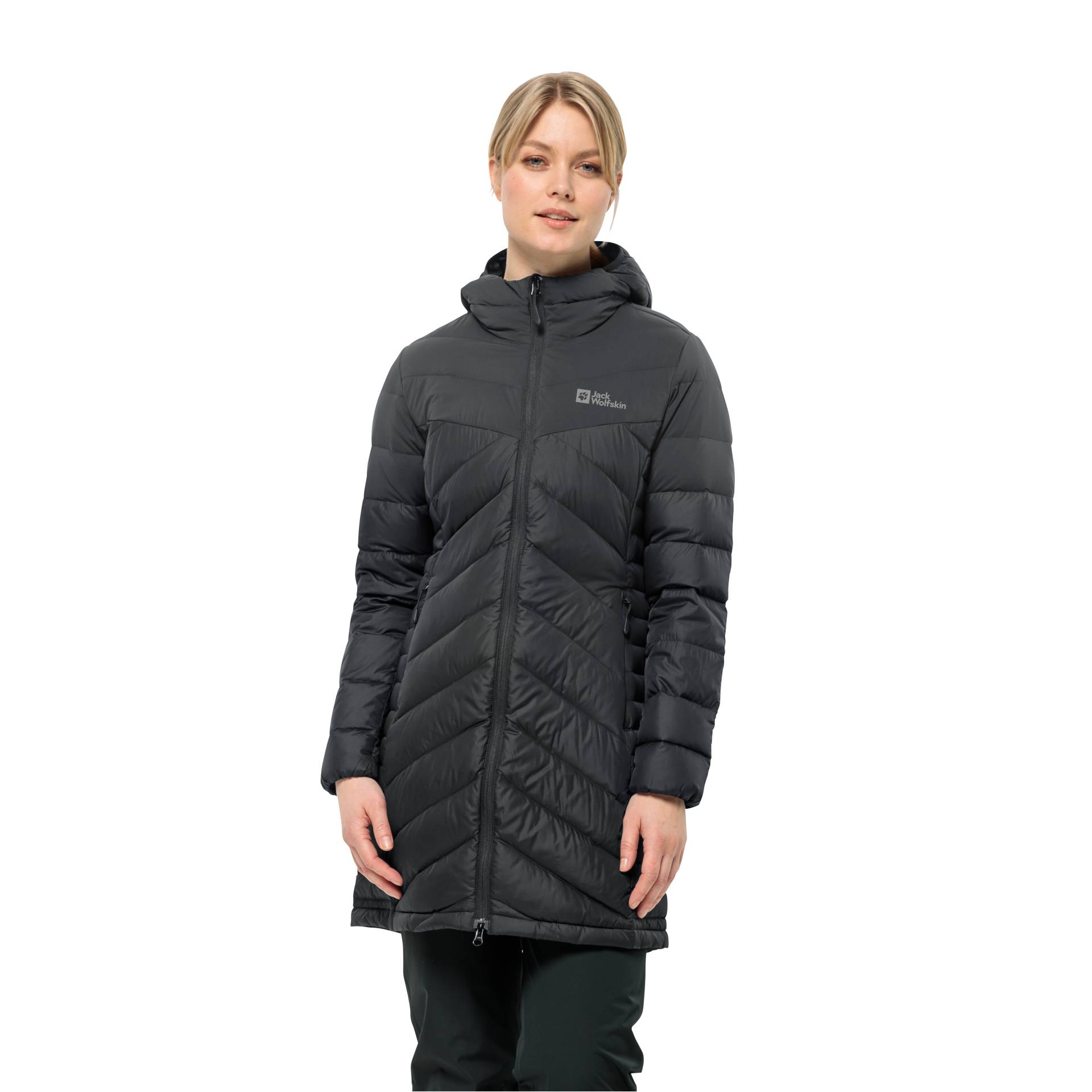 Jack Wolfskin Daunenjacke »TUNDRA DOWN COAT W«, mit Kapuze, aus recycelten Materialien und nachhaltig erzeugten Daunen von Jack Wolfskin