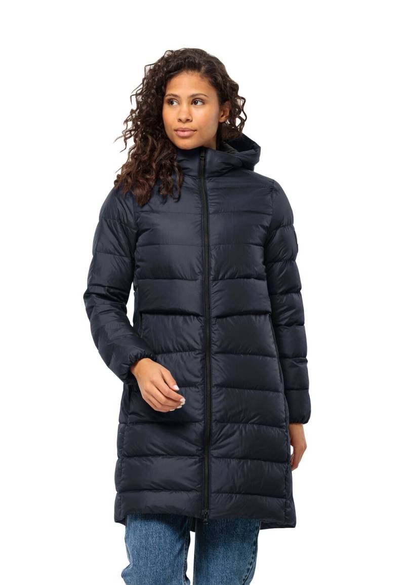 Jack Wolfskin Daunenmantel Damen Lenauplatz Coat Women RDS S blau night blue von Jack Wolfskin