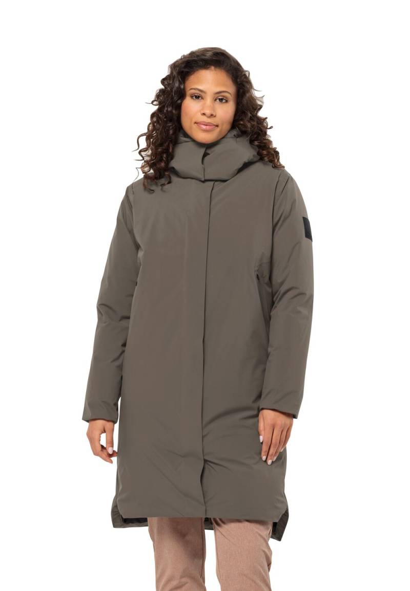 Jack Wolfskin Daunenmantel Damen Luisenplatz Coat Women RDS XS cold coffee cold coffee von Jack Wolfskin