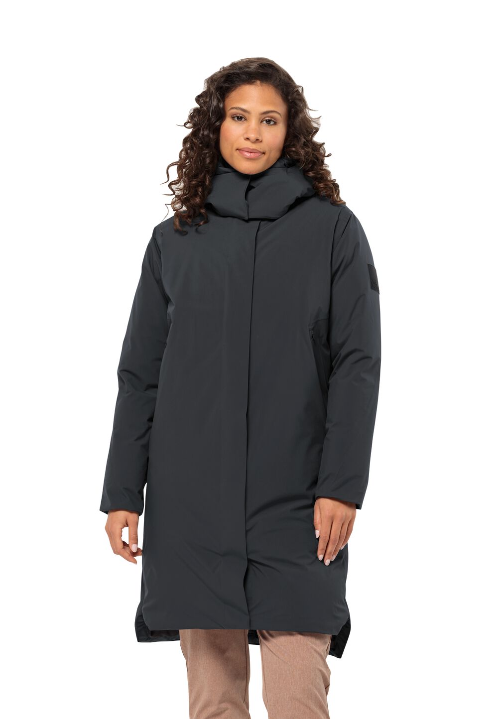 Jack Wolfskin Daunenmantel Damen Luisenplatz Coat Women S phantom Phantom von Jack Wolfskin