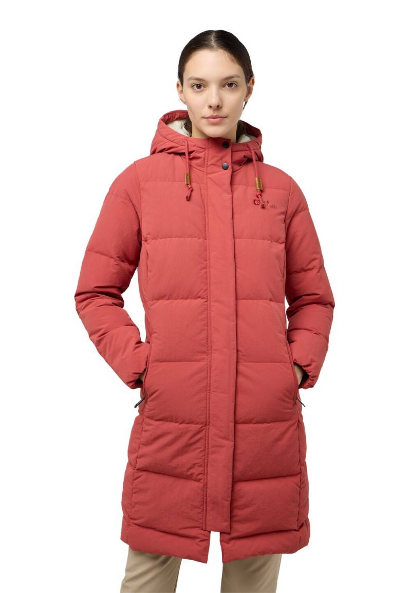 Jack Wolfskin Daunenmantel Damen Nordlicht Coat Women RDS 2XL red coral red coral von Jack Wolfskin