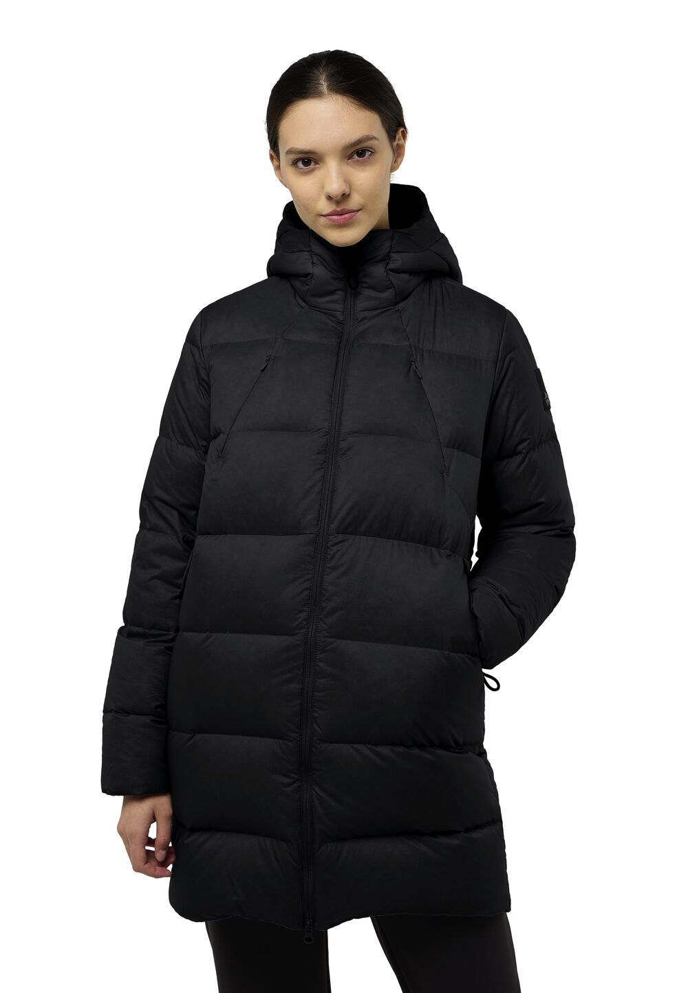 Jack Wolfskin Daunenmantel Damen Wandermood Down Parka Women RDS L granite black granite black von Jack Wolfskin