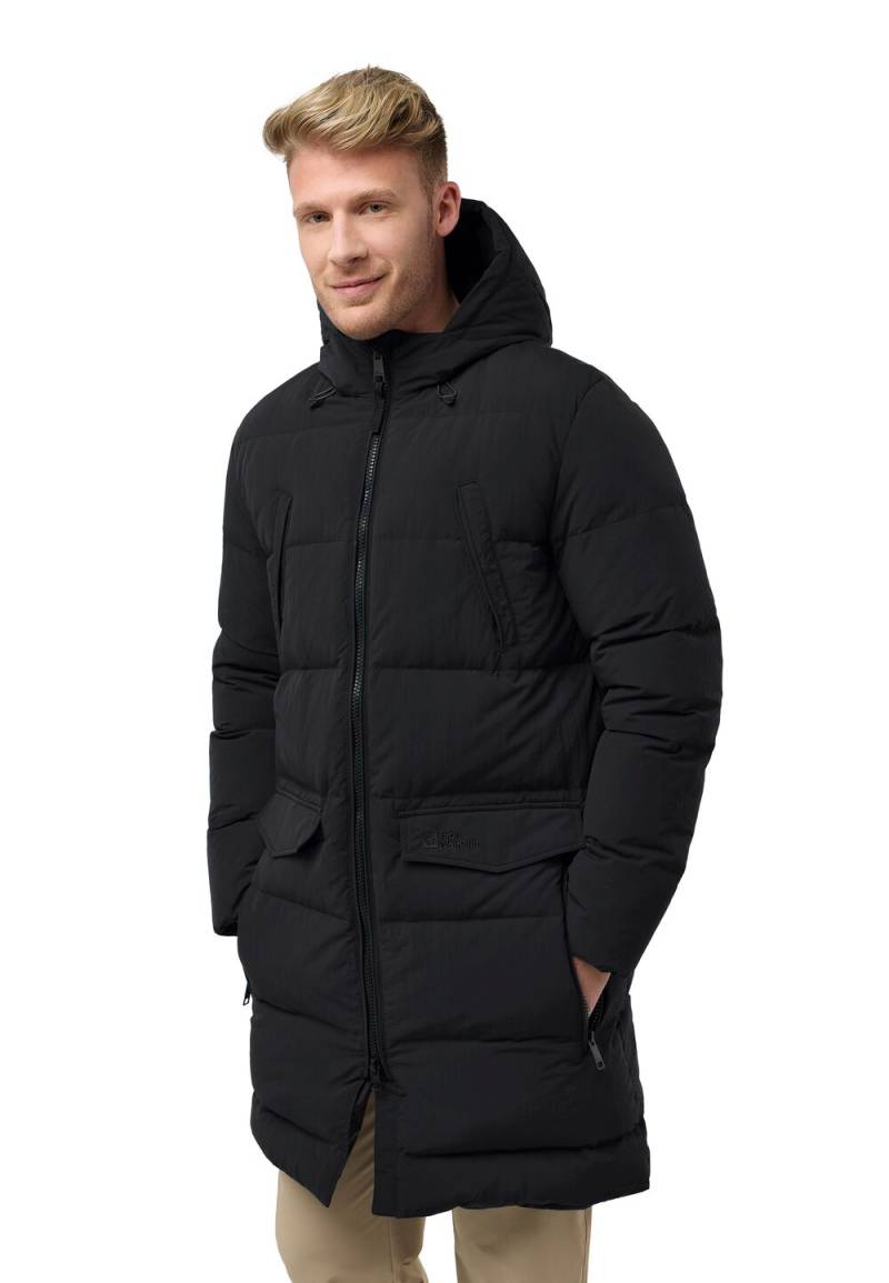 Jack Wolfskin Daunenmantel Herren Nordlicht Parka Men M black black von Jack Wolfskin