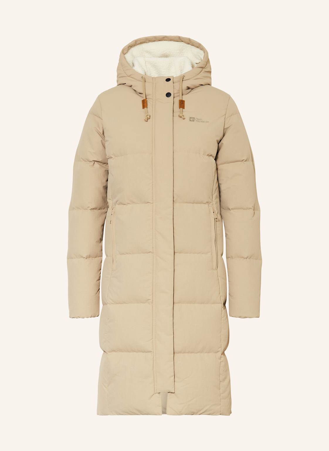 Jack Wolfskin Daunenmantel Nordlicht braun von Jack Wolfskin