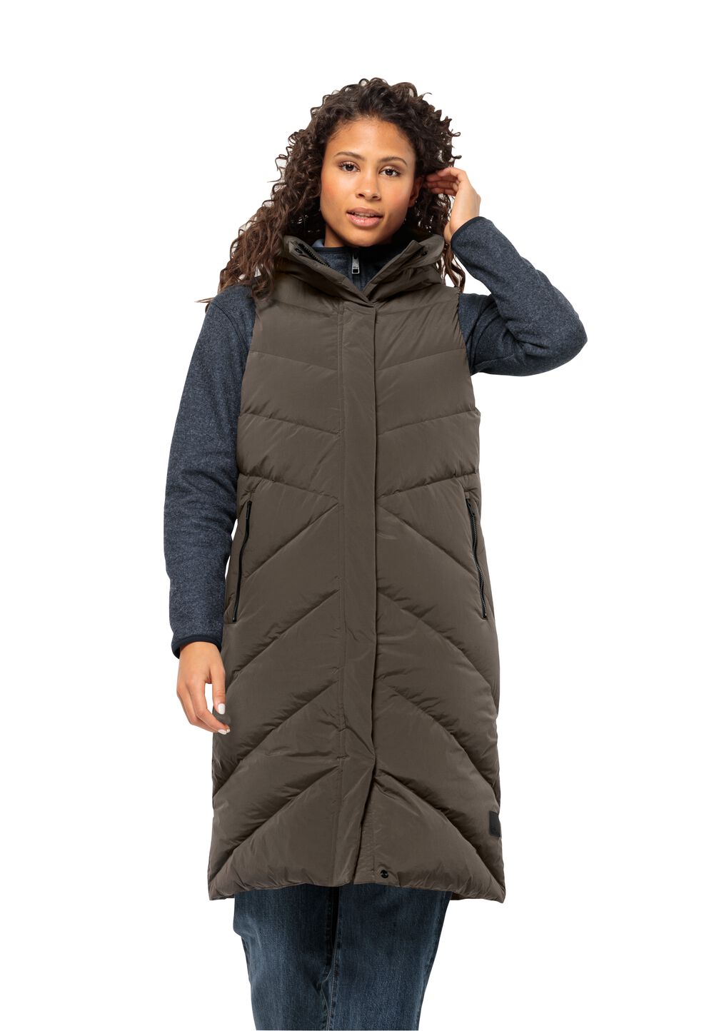 Jack Wolfskin Daunenweste Damen Marienplatz Vest Women RDS L cold coffee cold coffee von Jack Wolfskin