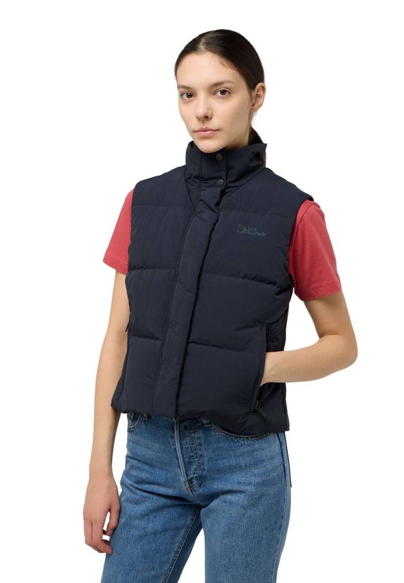 Jack Wolfskin Daunenweste Damen Nordlicht Vest Women RDS 2XL dark navy dark navy von Jack Wolfskin