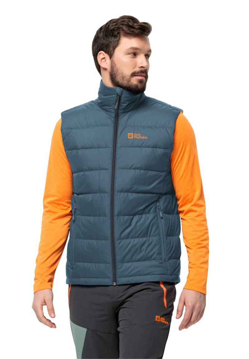 Jack Wolfskin Daunenweste Herren Ather Down Vest Men XL midnight sky midnight sky von Jack Wolfskin