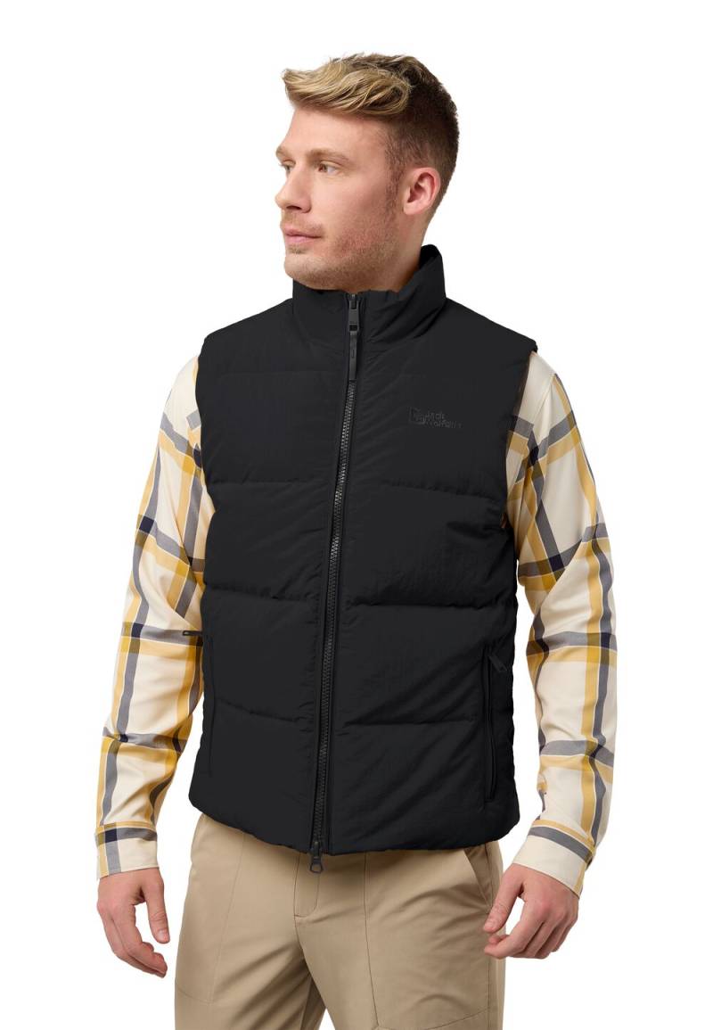 Jack Wolfskin Daunenweste Herren Nordlicht Vest Men RDS L black black von Jack Wolfskin