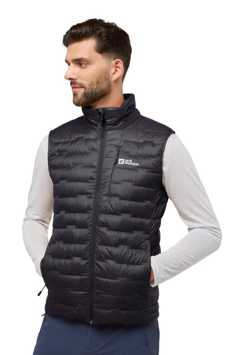 Jack Wolfskin Daunenweste Herren Passamani Down Vest Men RDS 2XL phantom Phantom von Jack Wolfskin