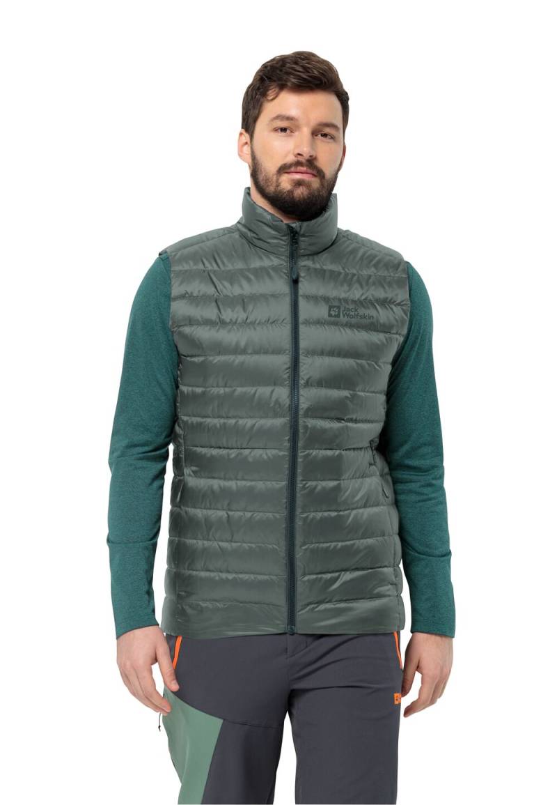 Jack Wolfskin Daunenweste Herren Pilvi Down Vest Men RDS XXXL hedge green Hedge Green von Jack Wolfskin