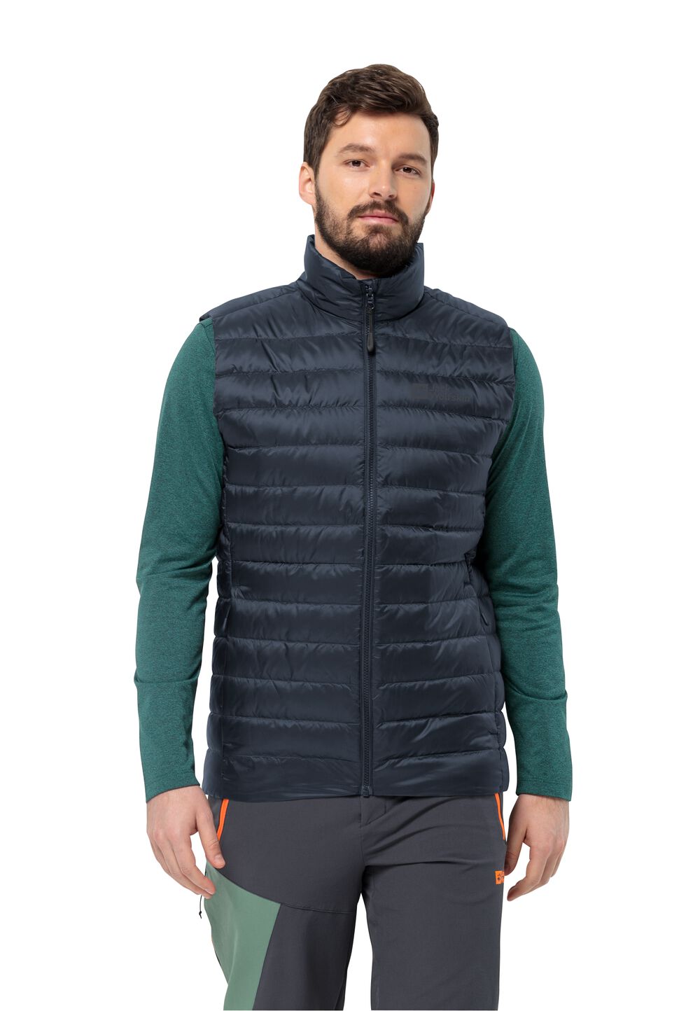 Jack Wolfskin Daunenweste Herren Pilvi Down Vest Men RDS S blau night blue von Jack Wolfskin