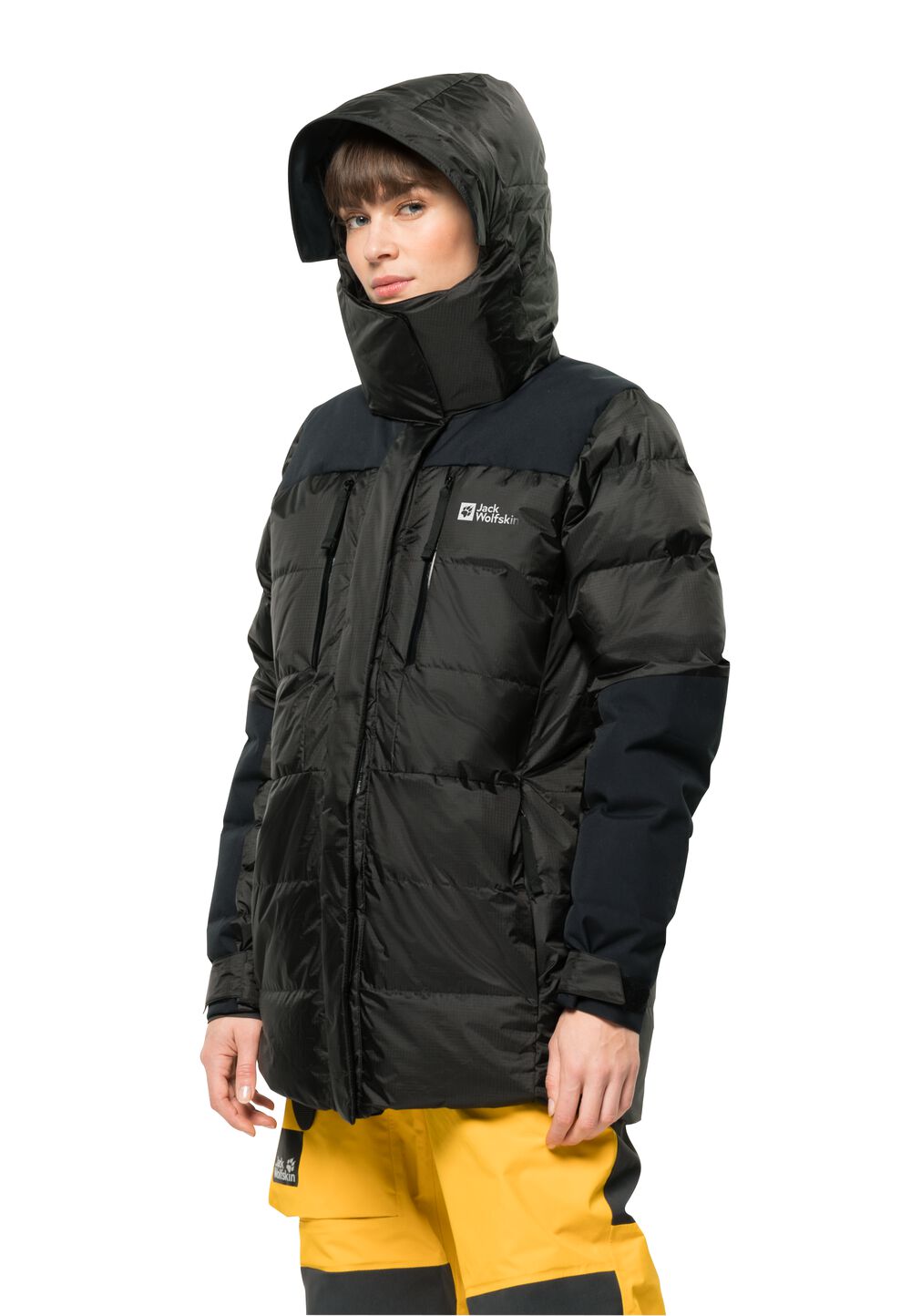 Jack Wolfskin Expeditions-Daunenjacke Damen 1995 Series Cook Jacket Women L black black von Jack Wolfskin