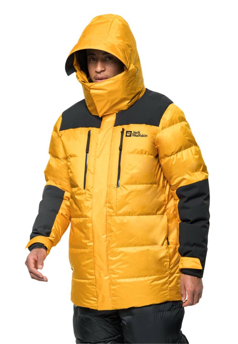 Jack Wolfskin Expeditions-Daunenjacke Herren 1995 Series Cook Jacket Men L burly yellow xt Burly Yellow XT von Jack Wolfskin