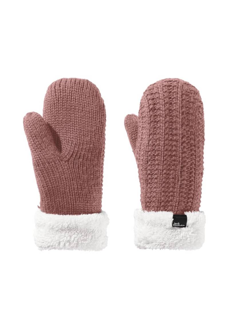 Jack Wolfskin Fäustlinge Damen Highloft Knit Mitten Women M afterglow afterglow von Jack Wolfskin