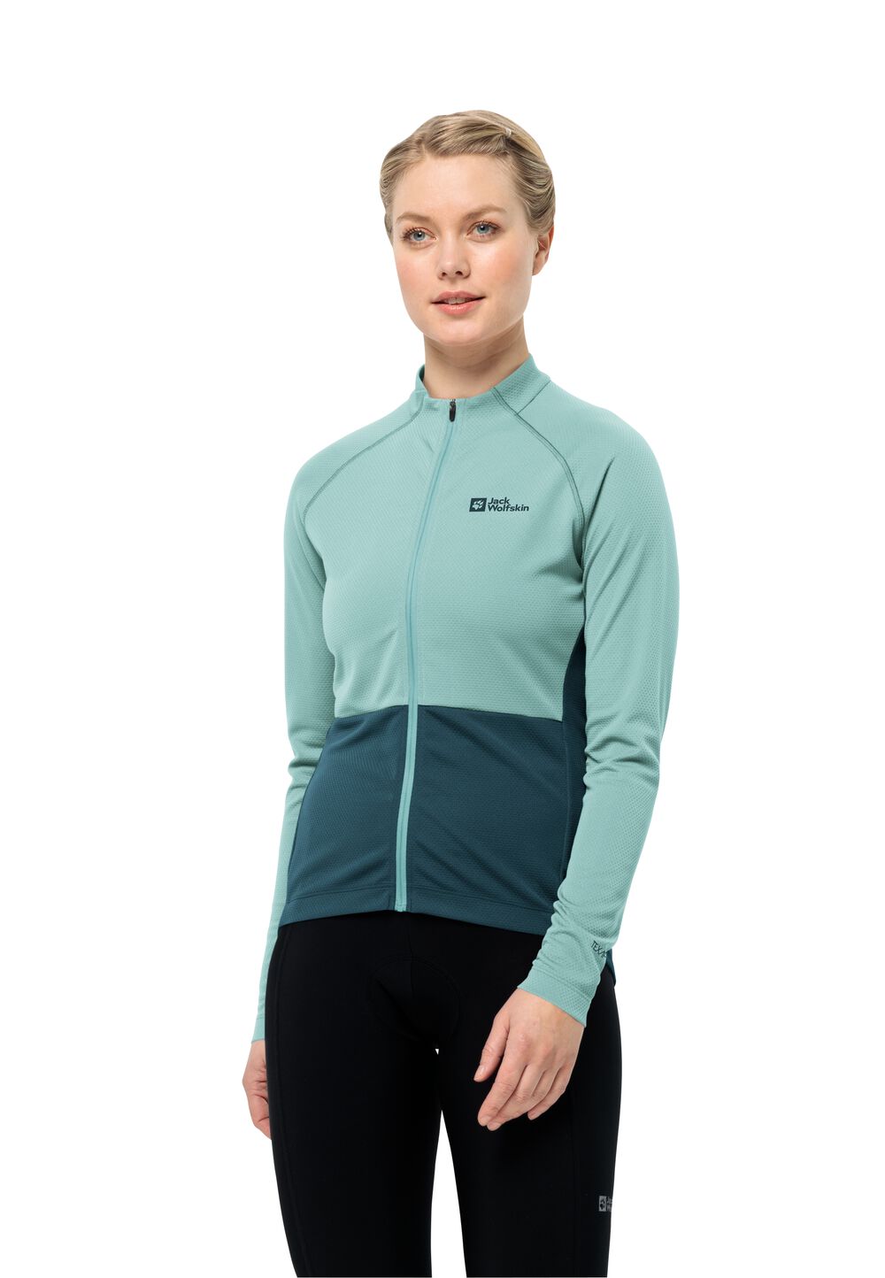 Jack Wolfskin Fahrrad-Funktionsjacke Damen Morobbia FZ L/S Women L sea foam sea foam von Jack Wolfskin