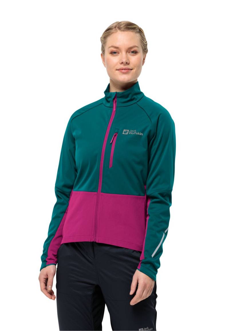 Jack Wolfskin Fahrrad-Softshelljacke Damen Morobbia Jacket Women L sea green sea green von Jack Wolfskin