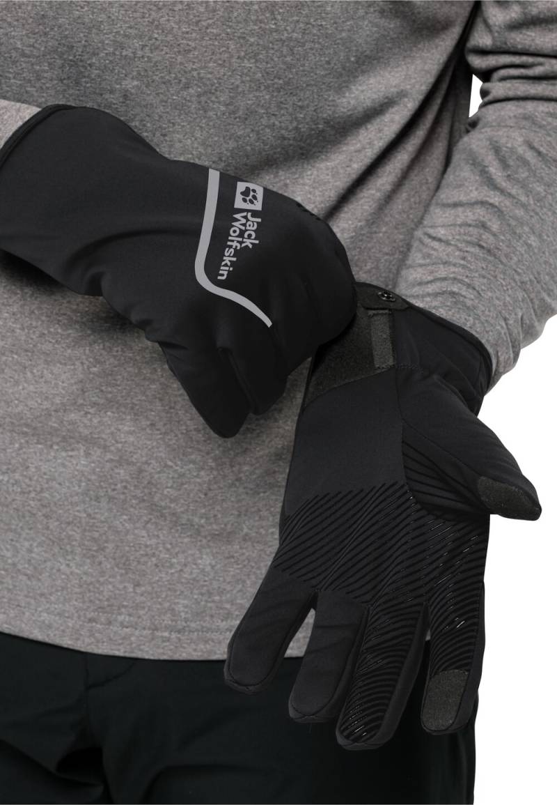 Jack Wolfskin Fahrradhandschuhe Morobbia Light Glove L black black von Jack Wolfskin