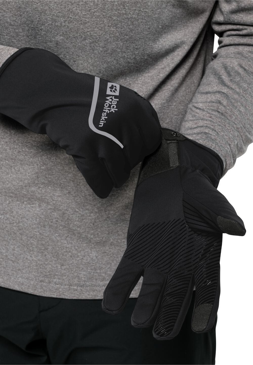 Jack Wolfskin Fahrradhandschuhe Morobbia Light Glove XS black black von Jack Wolfskin