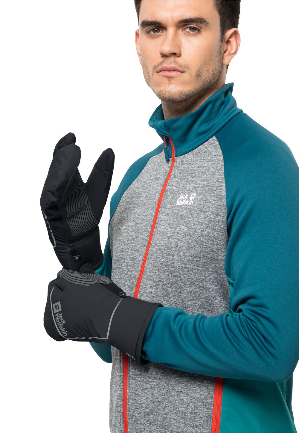 Jack Wolfskin Fahrradhandschuhe Morobbia Lobster Glove L phantom Phantom von Jack Wolfskin