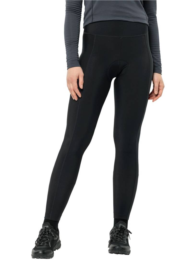 Jack Wolfskin Fahrradhose Damen Morobbia Tights Women M schwarz black von Jack Wolfskin