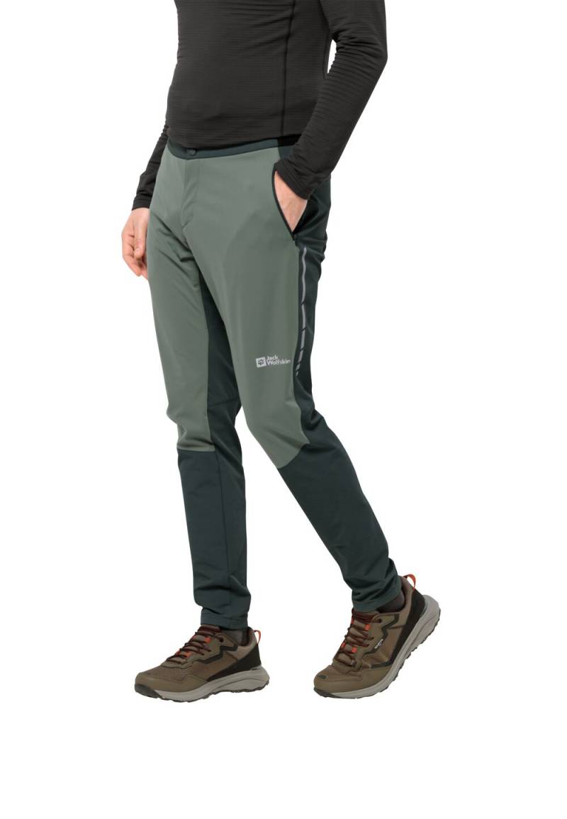 Jack Wolfskin Fahrradhose Herren Morobbia Pants Men 48 hedge green Hedge Green von Jack Wolfskin