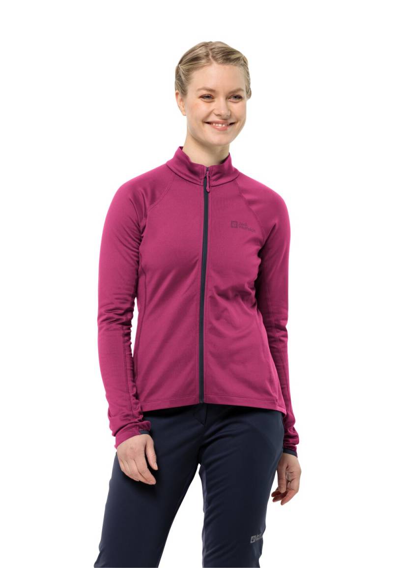 Jack Wolfskin Fahrradjacke Damen Morobbia FZ Women L new magenta new magenta von Jack Wolfskin