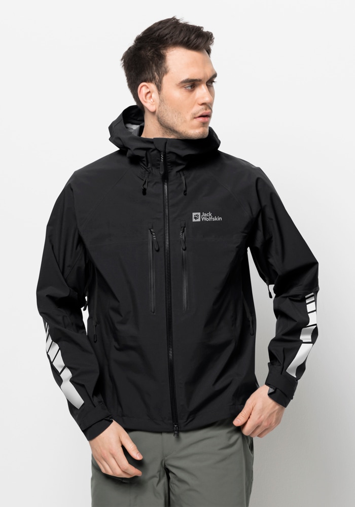 Jack Wolfskin Fahrradjacke »MOROBBIA 3L JKT M«, mit Kapuze von Jack Wolfskin