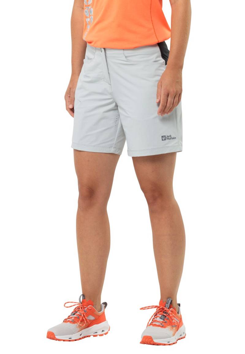 Jack Wolfskin Fahrradshorts Damen Gravex Shorts Women 34 cool grey Cool Grey von Jack Wolfskin