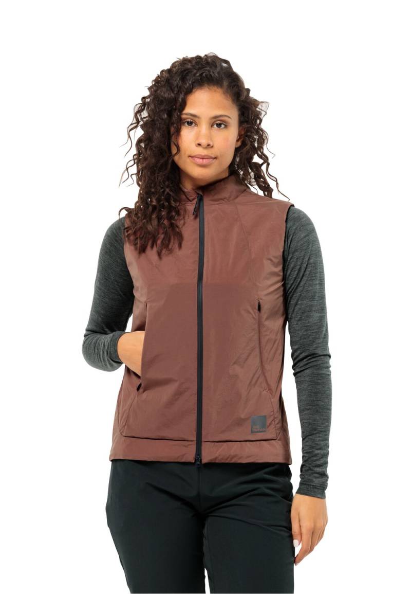 Jack Wolfskin Fahrradweste Damen Bike Commute Ins Vest Women L wild ginger wild ginger von Jack Wolfskin