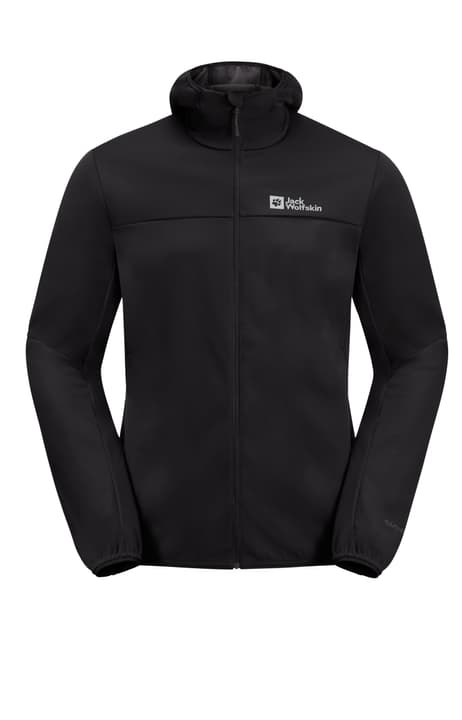 Jack Wolfskin Feldberg Hoody Softshelljacke schwarz von Jack Wolfskin