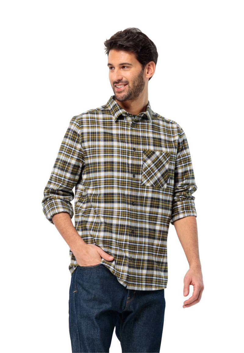 Jack Wolfskin Flannelhemd Herren Bergweg Shirt Men M cottage 41 cottage 41 von Jack Wolfskin