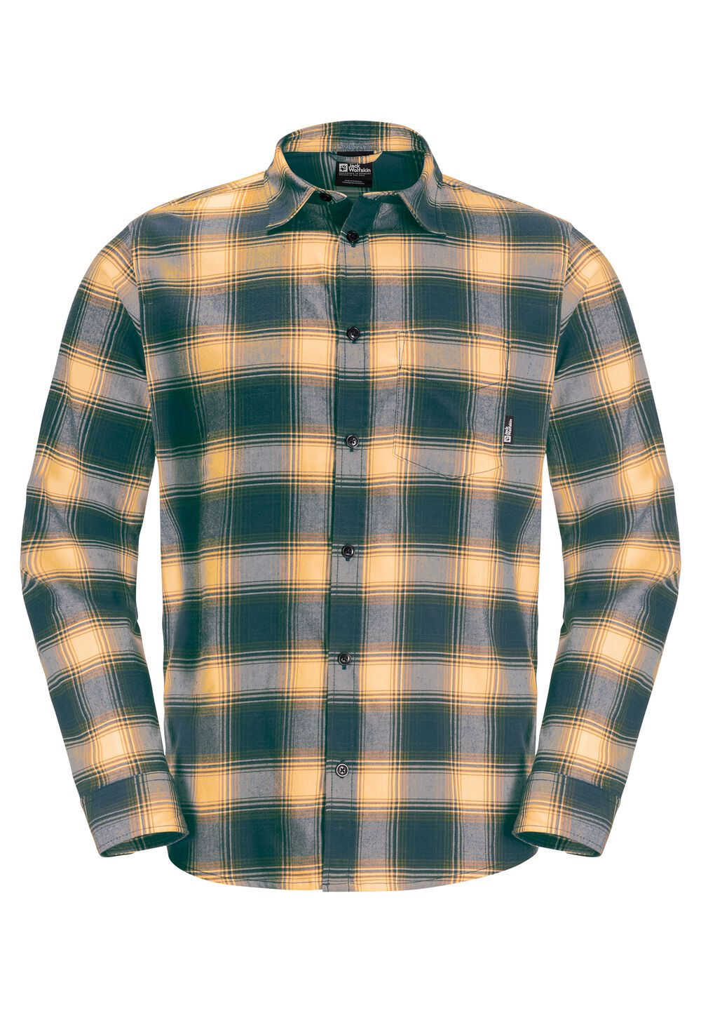 Jack Wolfskin Flanellhemd Herren Wanderweg Shirt Men S teal teal Jack Wolfskin Flanellhemd Herren Wanderweg Shirt Men S teal teal von Jack Wolfskin