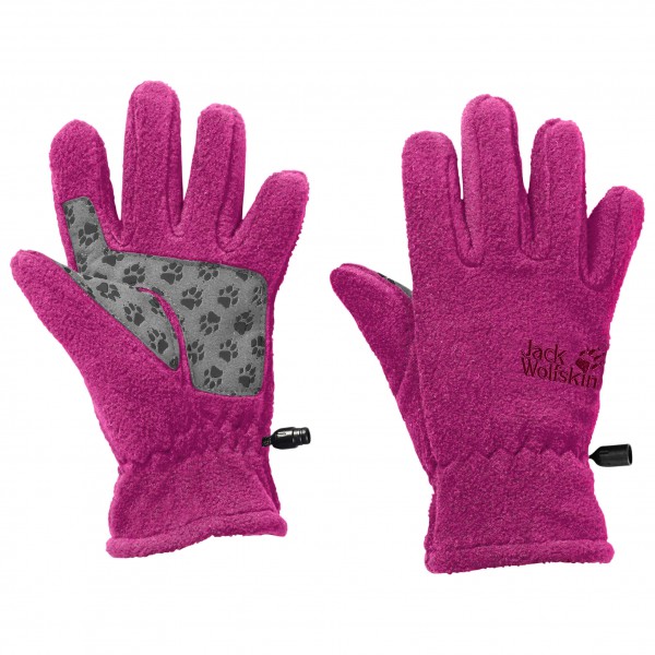 Jack Wolfskin - Fleece Glove Kid's - Handschuhe Gr 140 grau von Jack Wolfskin