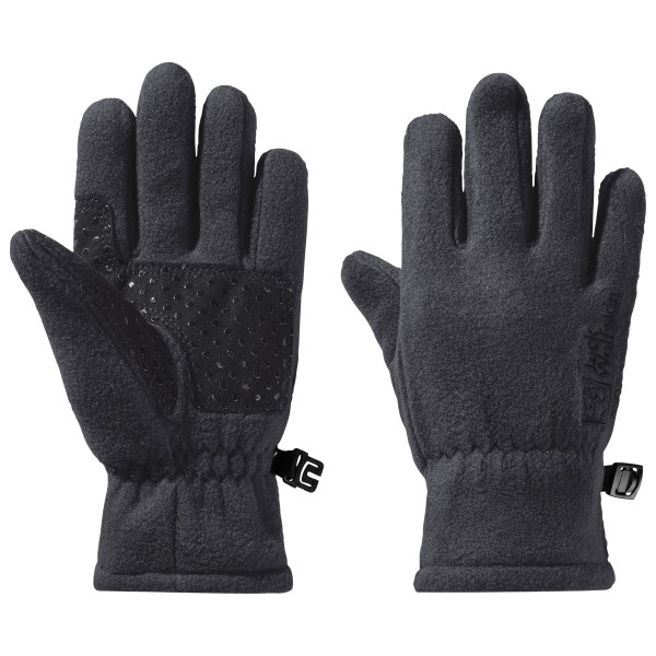 Jack Wolfskin - Fleece Glove Kid's - Handschuhe Gr 116 grau von Jack Wolfskin