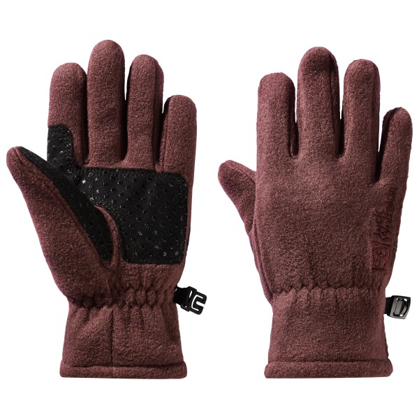 Jack Wolfskin - Fleece Glove Kid's - Handschuhe Gr 128 braun von Jack Wolfskin