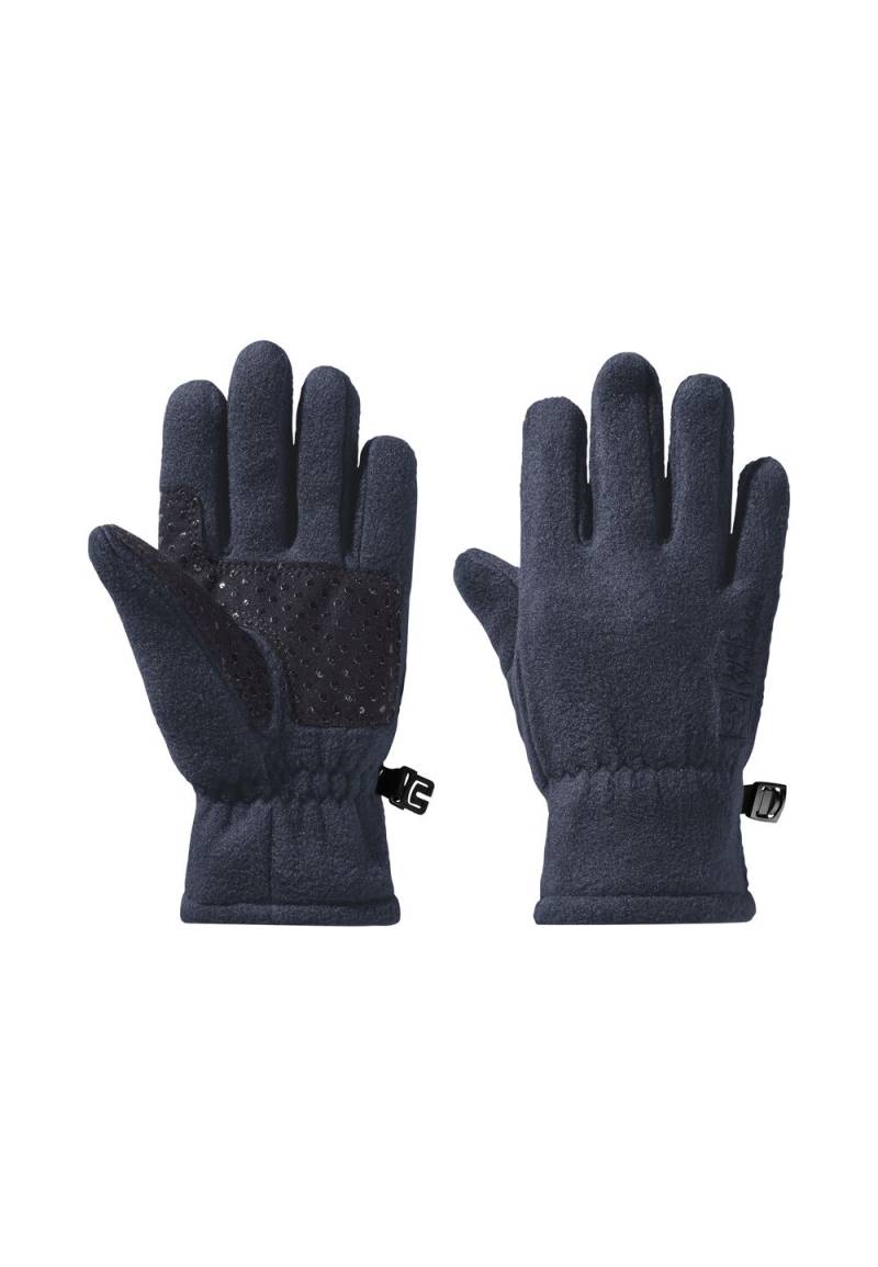 Jack Wolfskin Fleece-Handschuhe Kinder Fleece Glove Kids 140 blau night blue von Jack Wolfskin