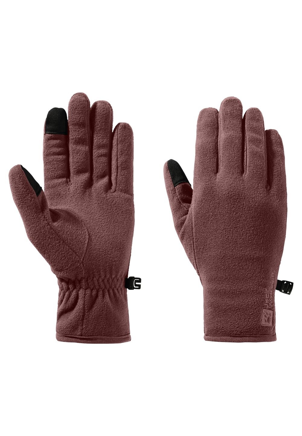 Jack Wolfskin Fleece-Handschuhe Real Stuff Glove M mineral red mineral red von Jack Wolfskin