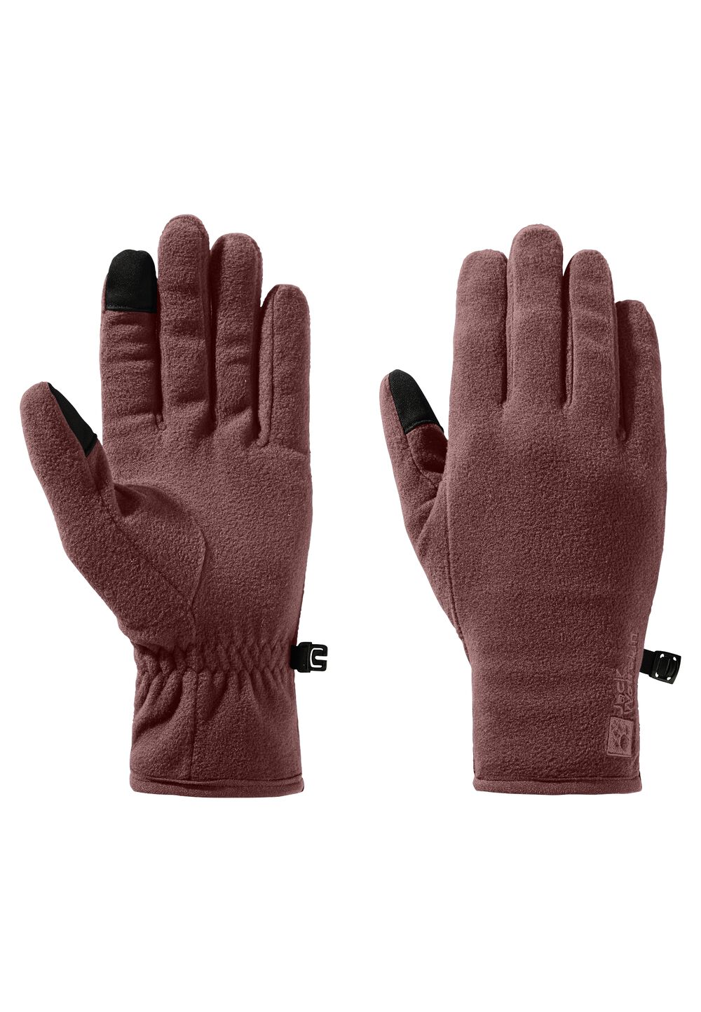 Jack Wolfskin Fleece-Handschuhe Real Stuff Glove S mineral red mineral red von Jack Wolfskin