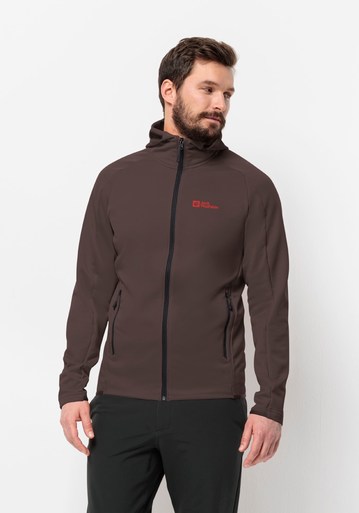 Jack Wolfskin Fleecejacke »ALPGRAT HOODED FZ M«, mit Kapuze von Jack Wolfskin