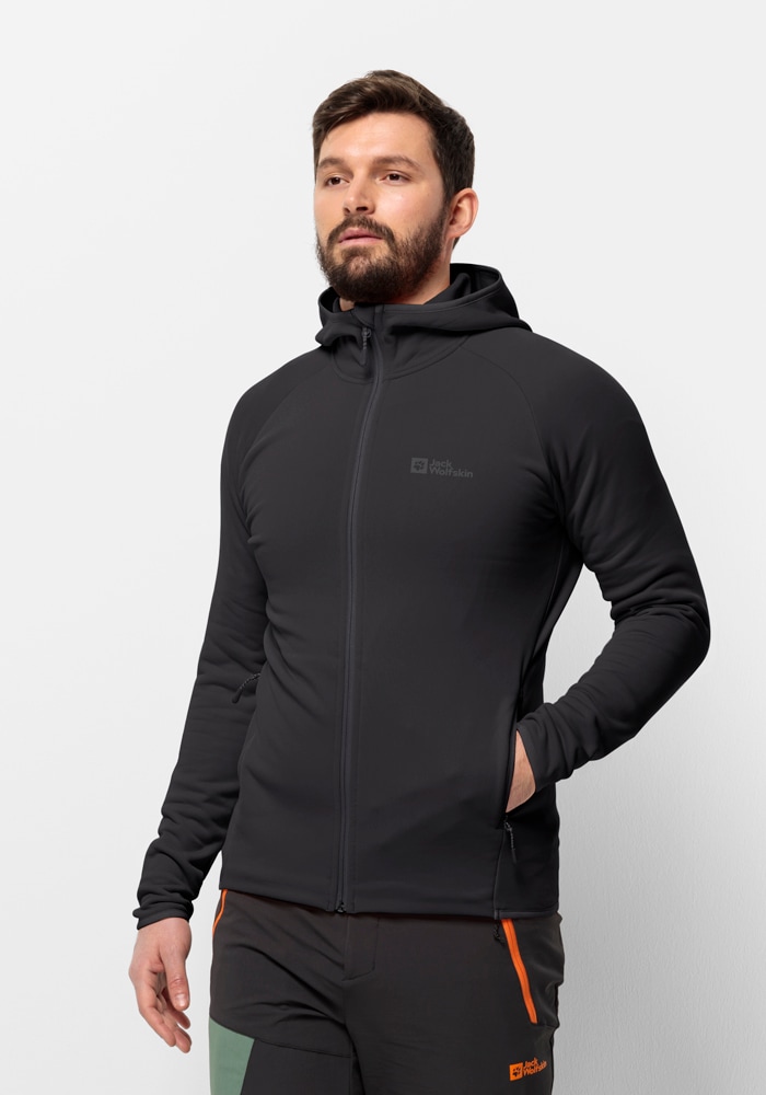 Jack Wolfskin Fleecejacke »BAISELBERG HOODED FZ M«, mit Kapuze von Jack Wolfskin