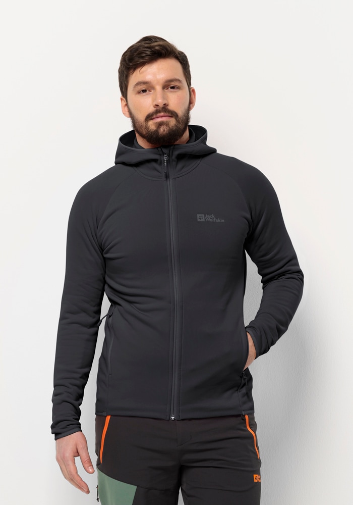 Jack Wolfskin Fleecejacke »BAISELBERG HOODED FZ M«, mit Kapuze von Jack Wolfskin