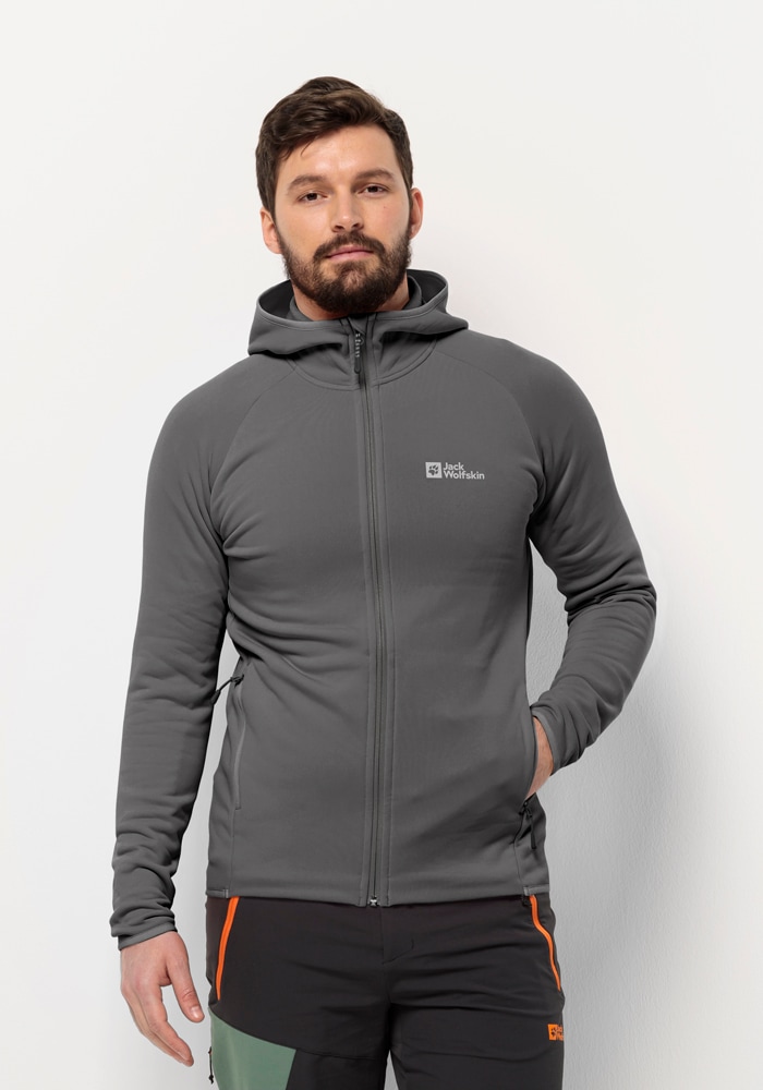 Jack Wolfskin Fleecejacke »BAISELBERG HOODED FZ M«, mit Kapuze von Jack Wolfskin