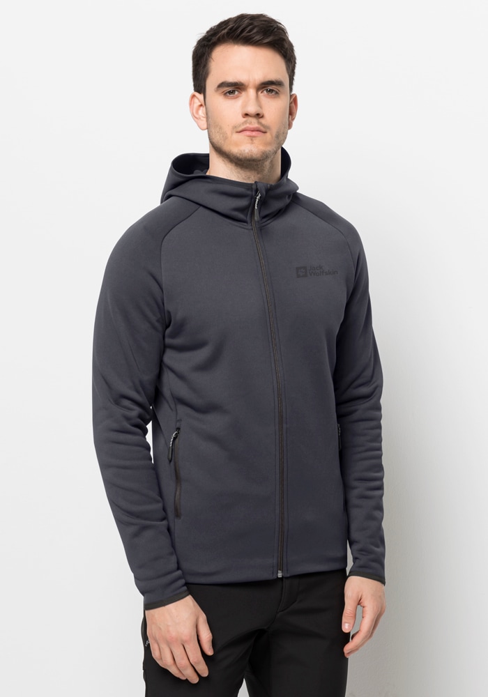 Jack Wolfskin Fleecejacke »BAISELBERG HOODED FZ M«, mit Kapuze von Jack Wolfskin