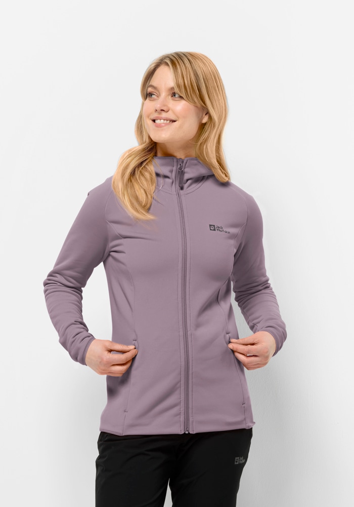 Jack Wolfskin Fleecejacke »BAISELBERG HOODED FZ W«, mit Kapuze von Jack Wolfskin