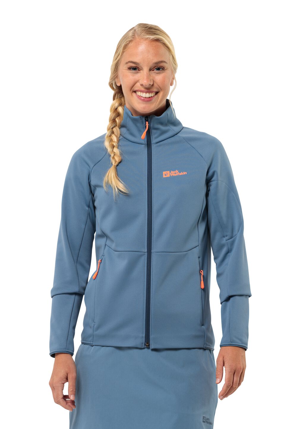 Jack Wolfskin Fleecejacke Damen Alpgrat FZ Women L elemental blue Elemental Blue von Jack Wolfskin