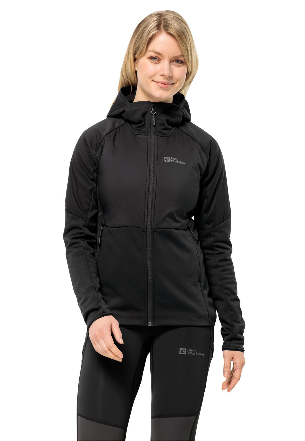 Jack Wolfskin Fleecejacke Damen Alpgrat Pro Ins FZ Women M schwarz black von Jack Wolfskin