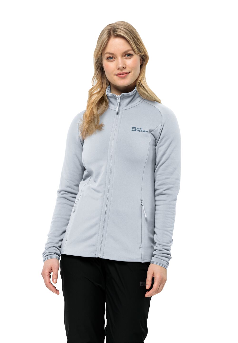 Jack Wolfskin Fleecejacke Damen Baiselberg FZ Women L soft blue soft blue von Jack Wolfskin