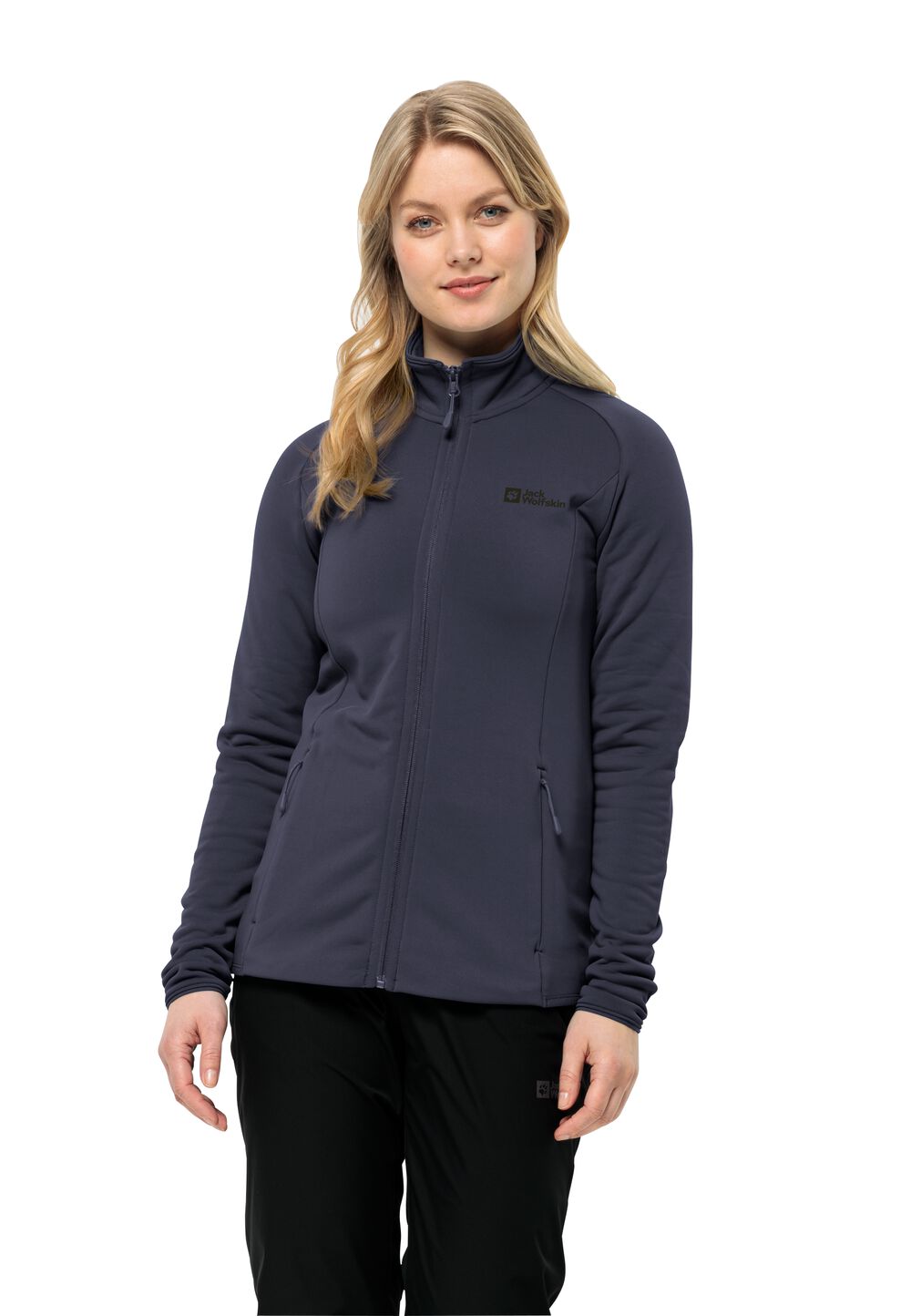 Jack Wolfskin Fleecejacke Damen Baiselberg FZ Women M graphite Graphite von Jack Wolfskin